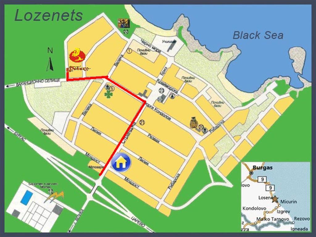Hotel Feniks Лозенец Экстерьер фото